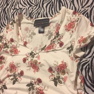 Polly esther Floral Top